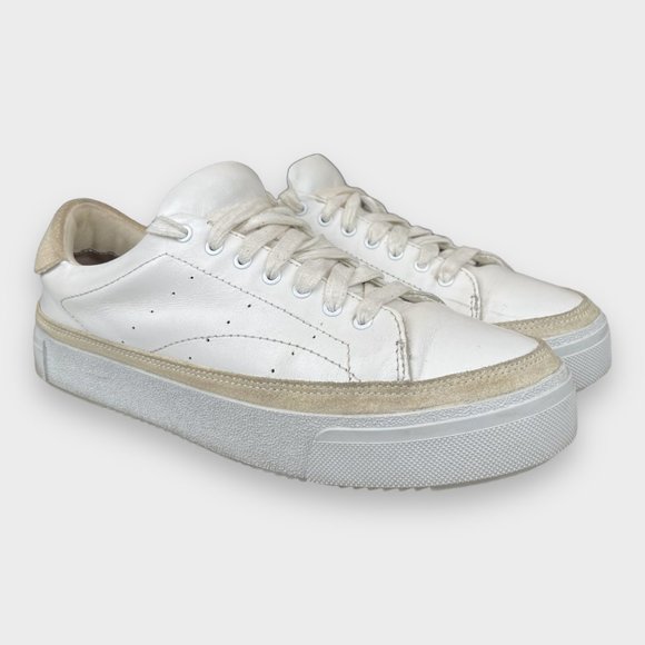 All Saints Trish Platform Low Top White Sneakers Women's Shoe Size 40 (10 US) - Picture 5 of 13